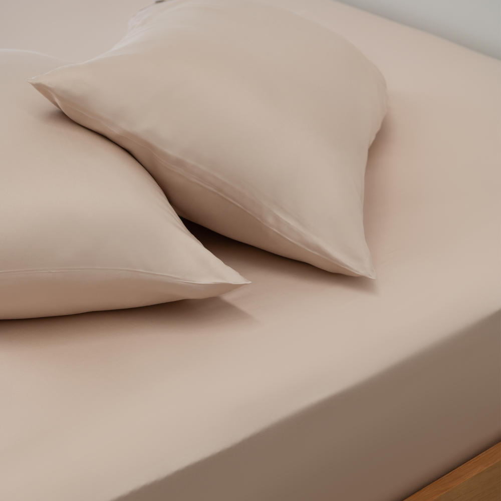 Bamboo Fitted Sheet & Pillowslips - Shell